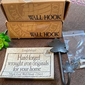 Longaberger wall hooks. Set of 2